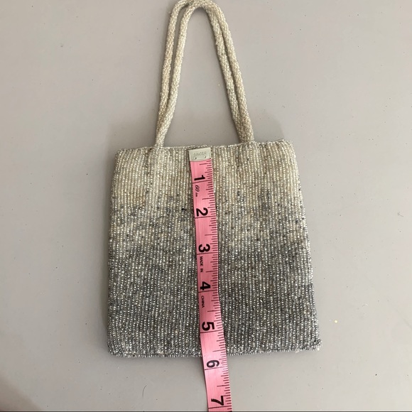 Ombré Glass Bead and Silk Evening Bag - Picture 3 of 5